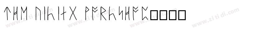 THE VIKING WORKSHOP字体转换
